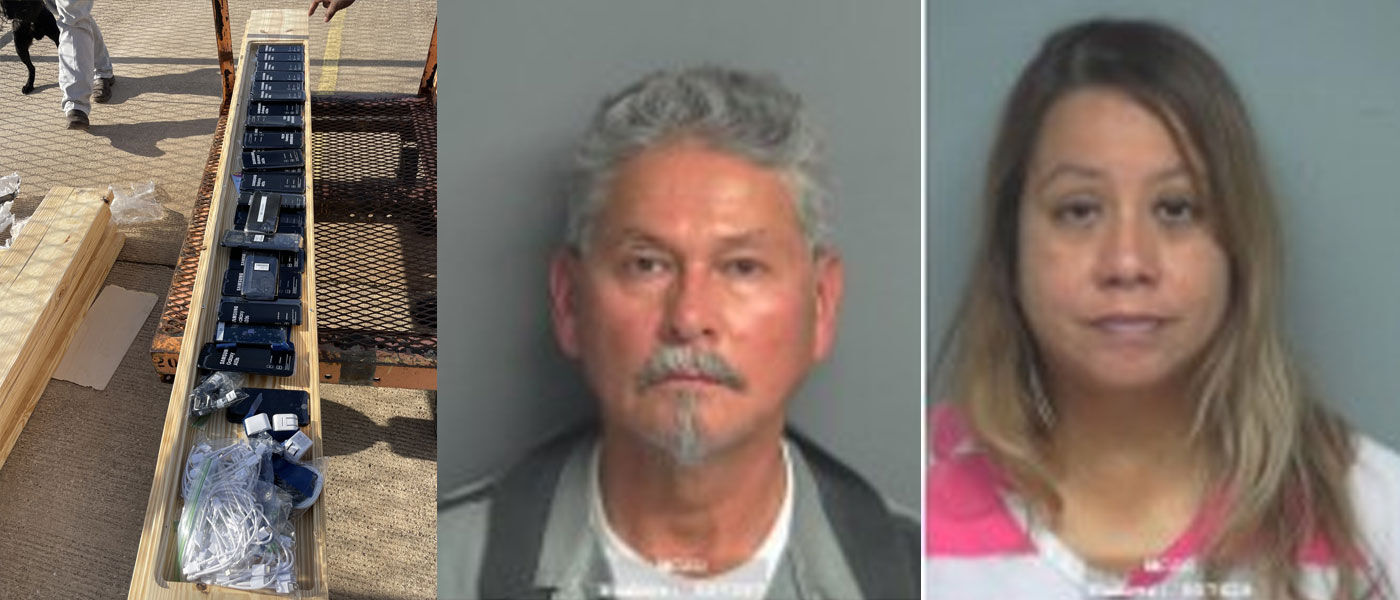 Two arrested in scheme to smuggle cell phones into Texas prison | North ...