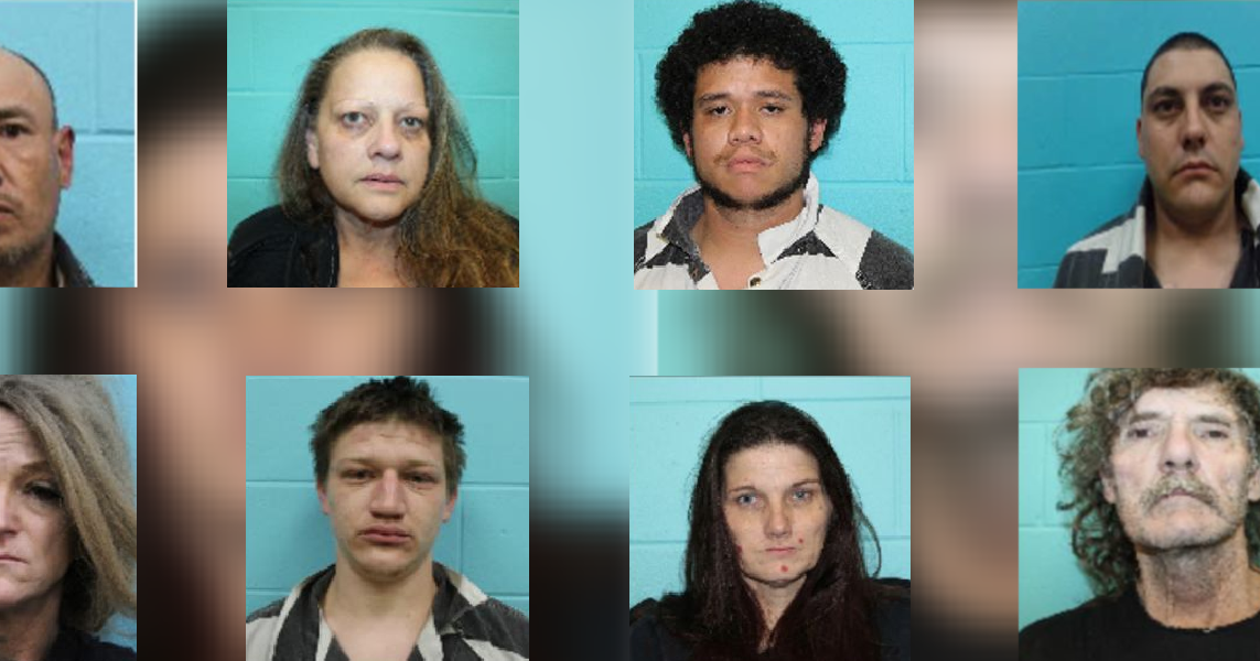 Eight arrested as police raid two suspected drug houses in Sweetwater