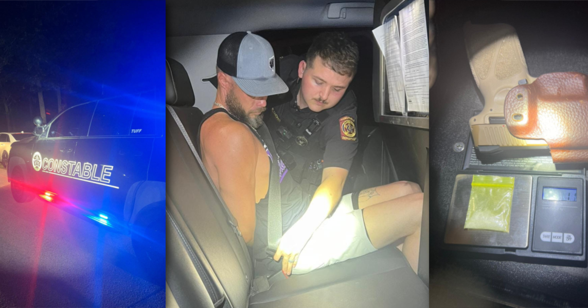 Man arrested for methamphetamine and firearm possession in Montgomery ...