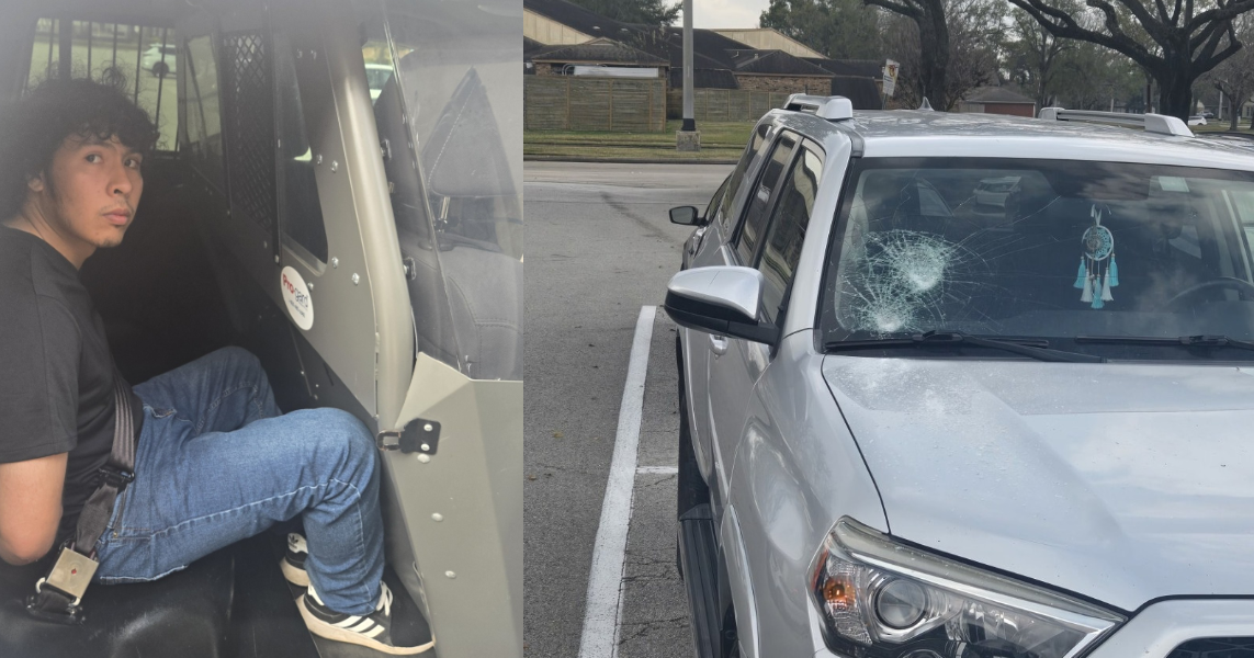 Man arrested for throwing rocks at vehicles in Harris County | Upper ...