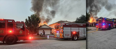 Firefighters tackle fully engulfed home near Houston | Upper Gulf Coast ...