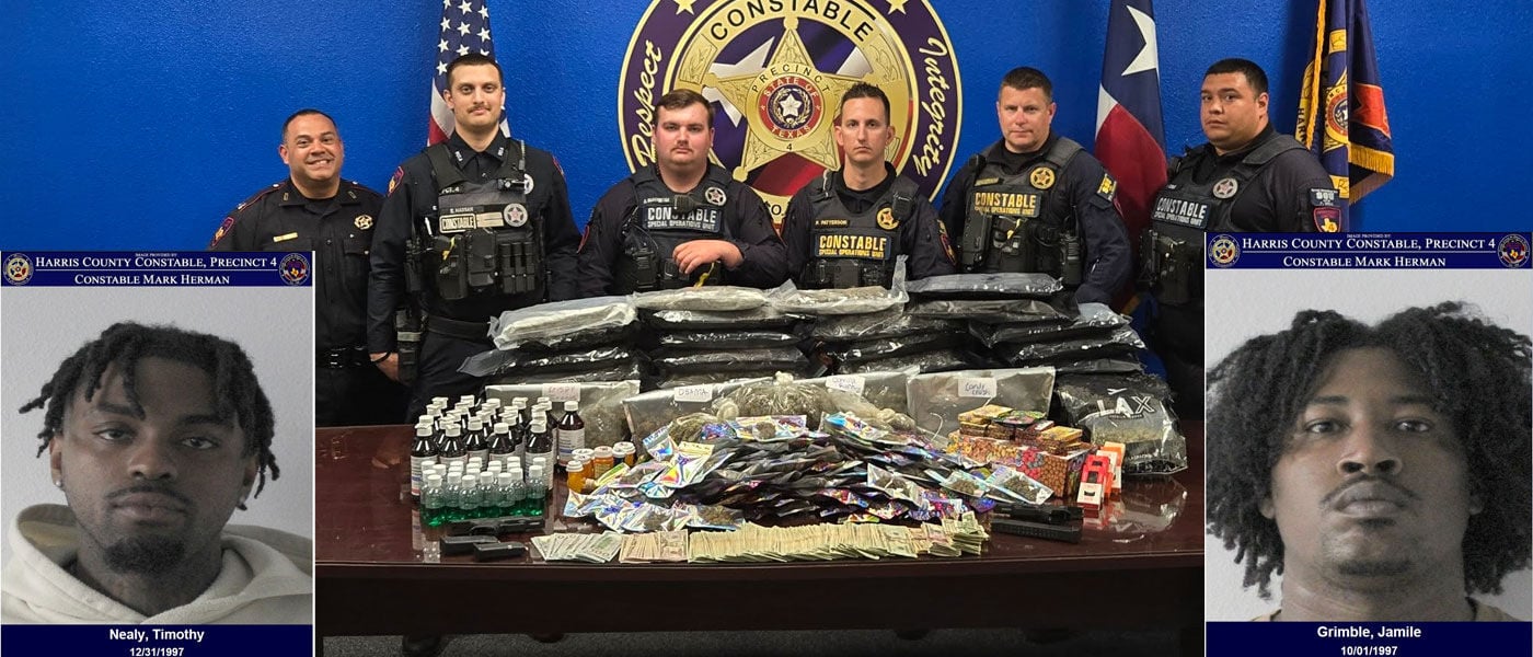 Constables arrest two suspected drug dealers with illegal narcotics and ...