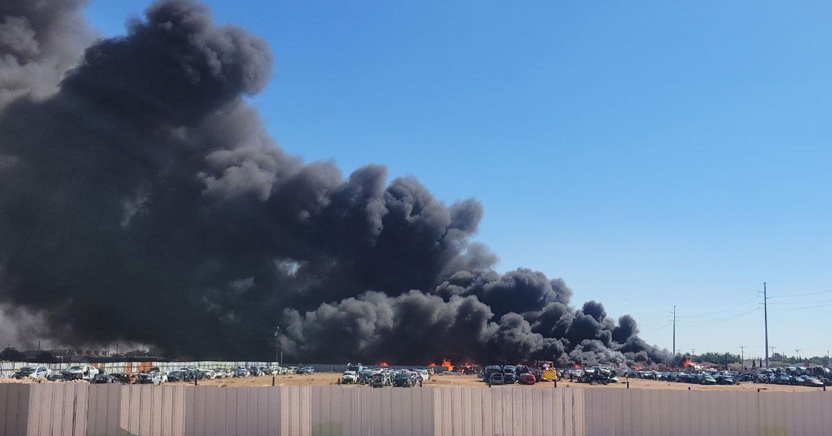 West Texas fire departments battling recycling plant blaze | West Texas ...