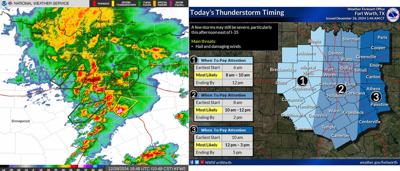 Flash flood warning issued for parts of North Central Texas | North ...