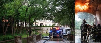 Firefighters battle stubborn blaze at southwest Fort Worth mansion ...