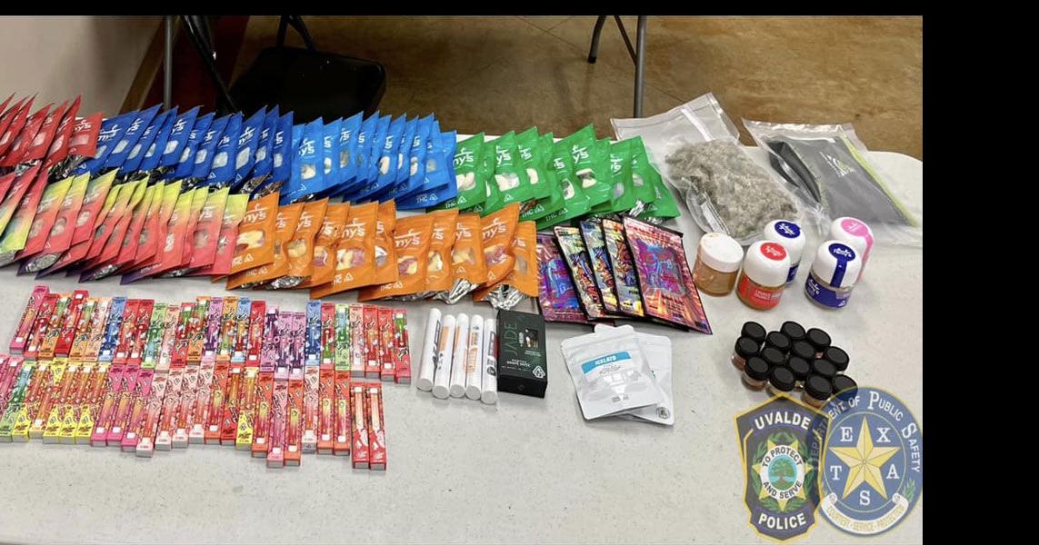 Major drug bust nets nearly 20 pounds of THC products in Uvalde South Texas