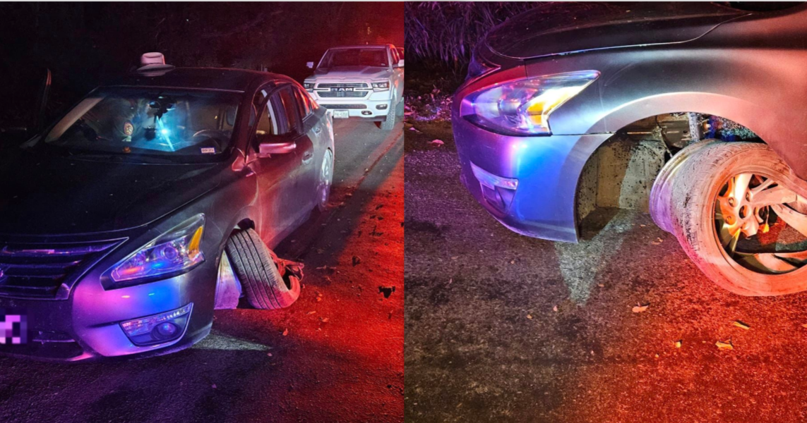 Young driver unharmed in single-car crash after veering off Gunter ...
