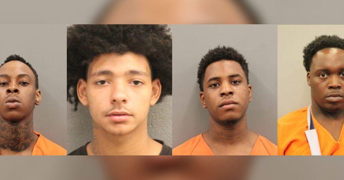 Houston police arrest two suspects, search for two more in fatal shooting