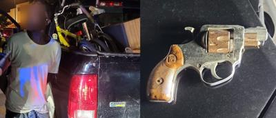 Felon arrested for unlawful possession of firearm during traffic stop ...