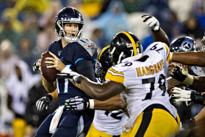 Something has to give in battle of unbeaten Titans, Steelers