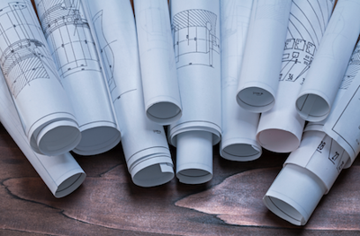 Blue prints art