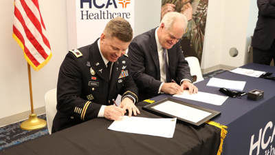 HCA enters training partnership with U.S. Army