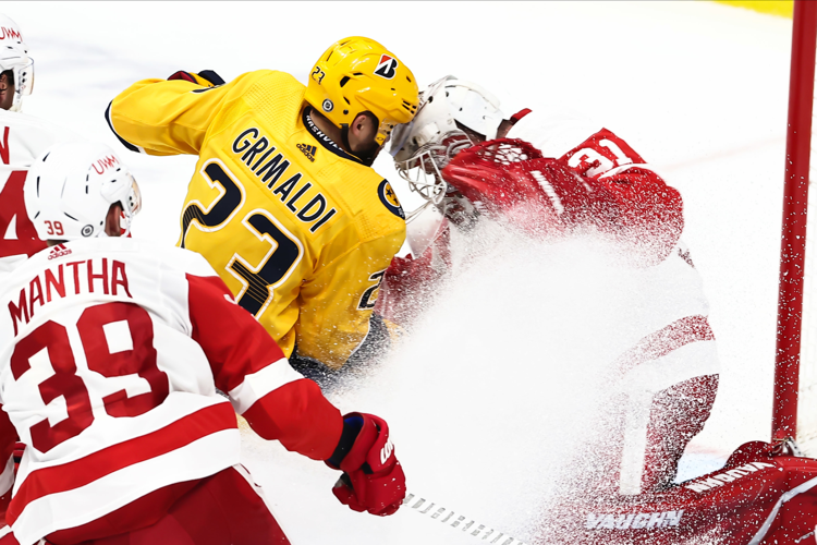 Grimaldi’s career game keeps Predators red hot