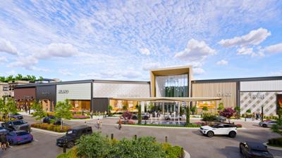 Mall at Green Hills entrance rendering