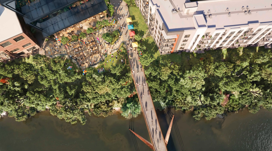 Oracle pedestrian bridge