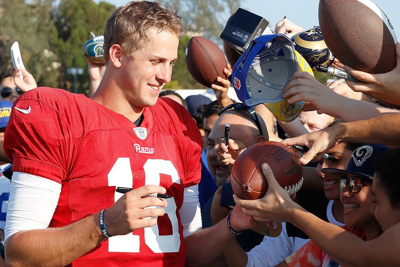 Rams QB Goff crashes MTSU zoom meeting