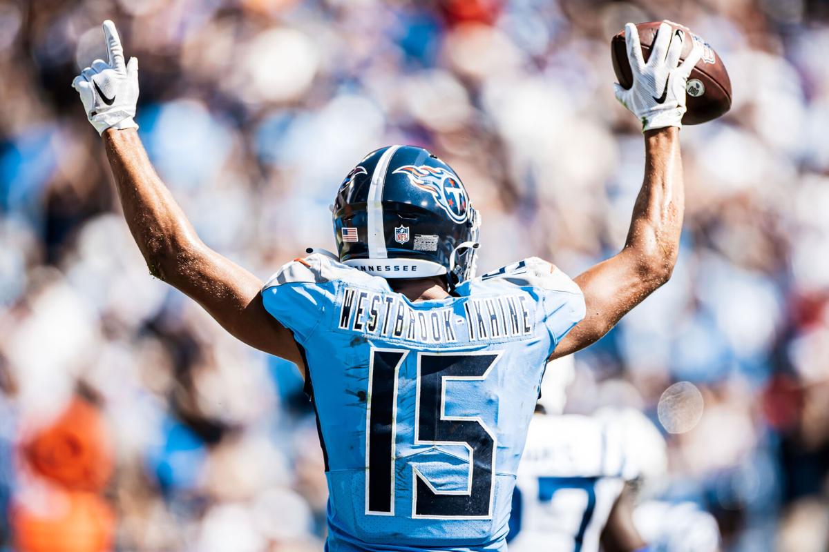 Tennessee Titans wide receiver Nick Westbrook-Ikhine finds plenty of space  for first NFL TD