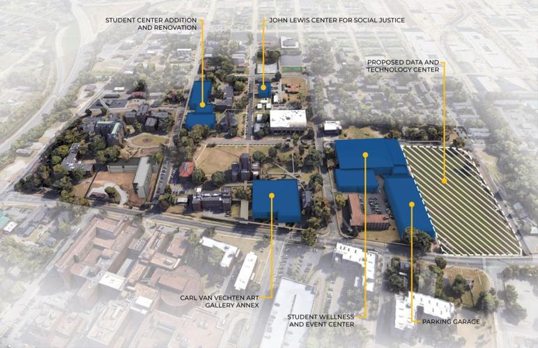 Fisk campus map for Quantum Leap