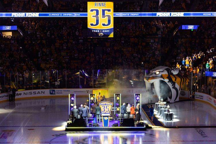 Pekka Rinne's No. 35 raised to rafters, 1st retired by Preds - Sault Ste.  Marie News