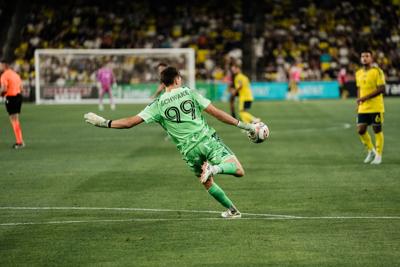 Nashville SC goalie Brian Schwake