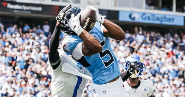 Titans' GM Borgonzi sees Elic Ayomanor progress heading into second year