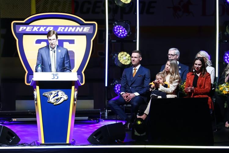 Nashville Predators retire Pekka Rinne No. 35 