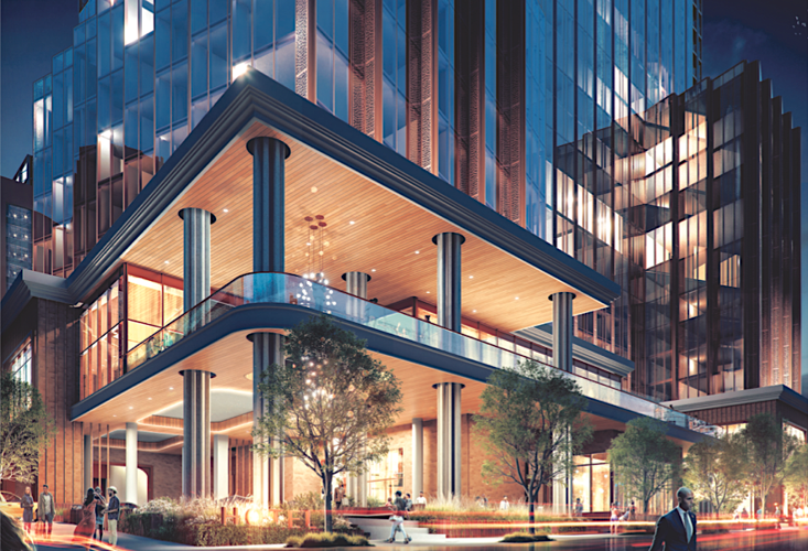 Mixeduse tower eyed for Rutledge Hill Development