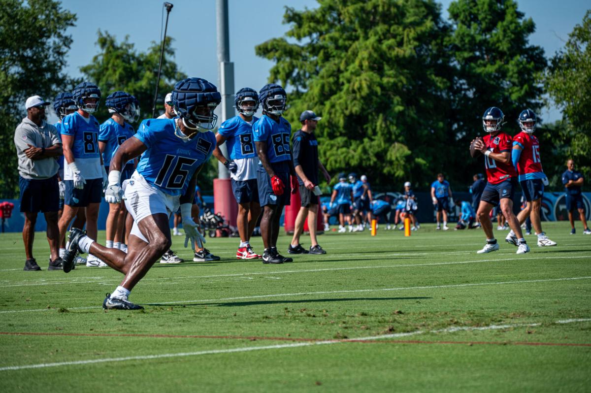 Titans' Treylon Burks suffers another setback, reportedly suffering broken  collarbone | Football | nashvillepost.com