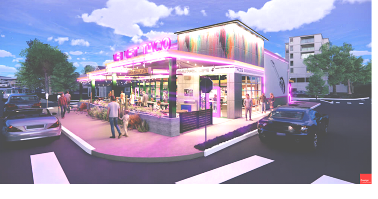 Notes: Image released for future Midtown Velvet Taco building | Retail ...