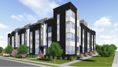 Work continues on Village townhome project