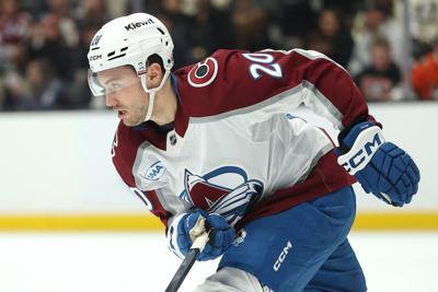 Ross Colton Colorado Avalanche v Anaheim Ducks