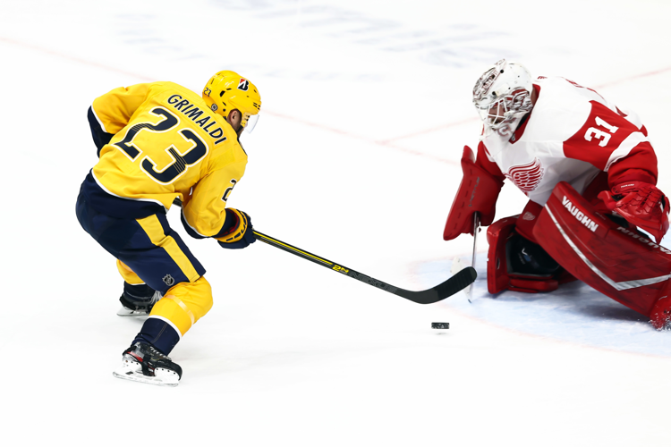 Grimaldi’s career game keeps Predators red hot