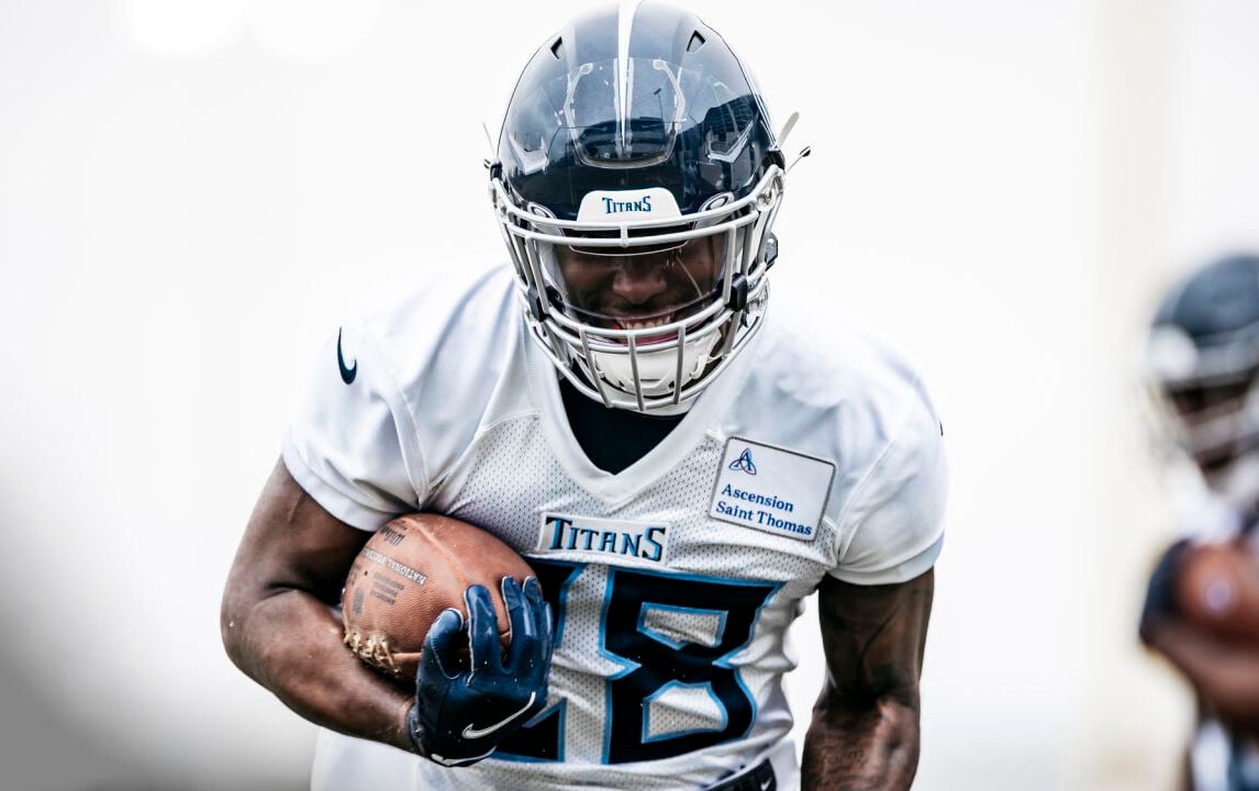 How does rookie Hassan Haskins fit in the Titans offense?, Football