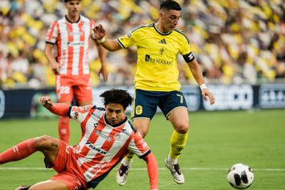Nashville SC forward Cristian Espinoza