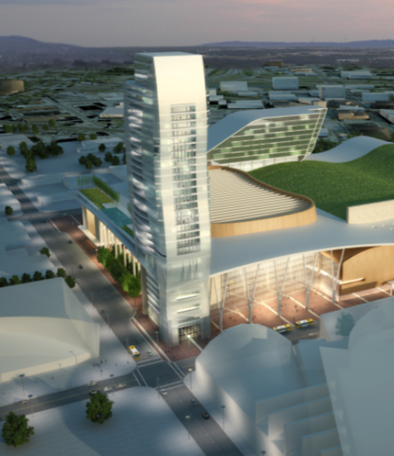 Tower Throws Down Gauntlet In Convention Center Land Battle ...