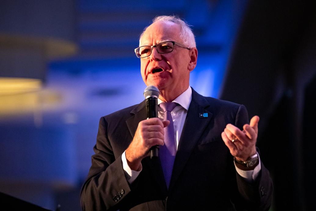 Tim Walz Rally Family Tim Walz backs Jerri Green in address to Nashville Democrats | Politics ...