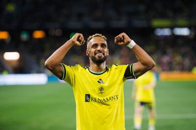 Nashville SC forward Hany Mukhtar