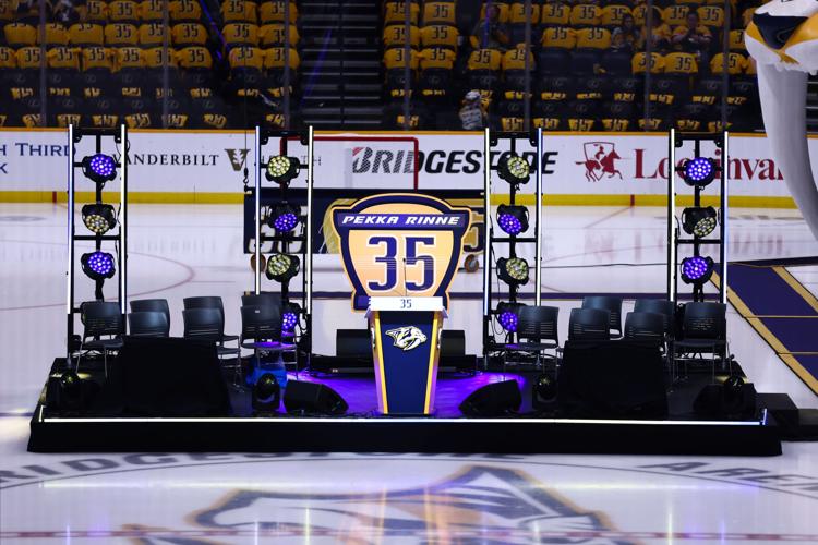 Former goalie Pekka Rinne's No. 35 becomes first jersey retired by  Nashville Predators - ESPN