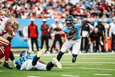 Tajae Spears- Titans vs 49ers preseason