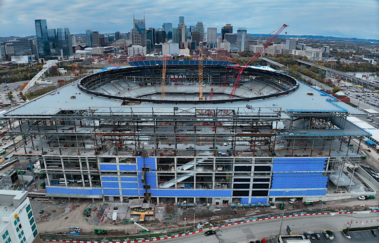 Titans take another big step in new Nissan Stadium construction | Football | nashvillepost.com
