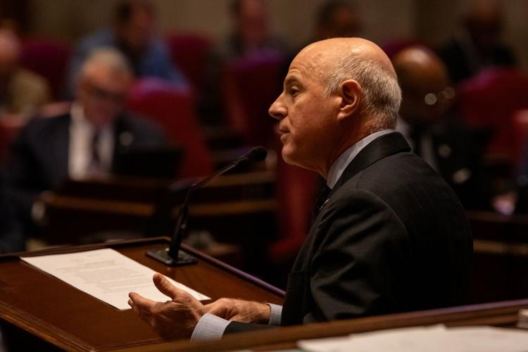 Rep. Gino Bulso speaks on the House floor, Feb. 19, 2026