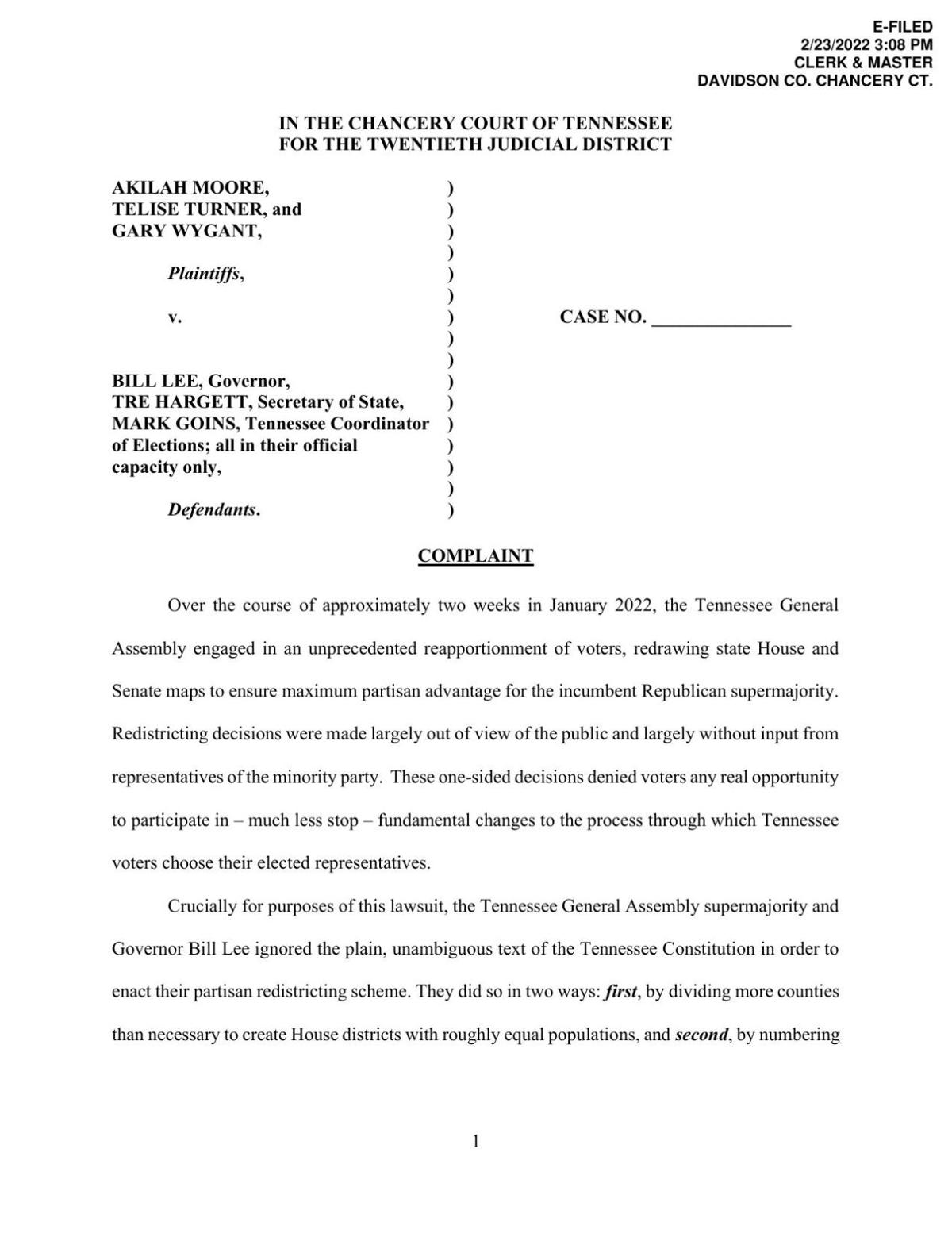 lawsuit