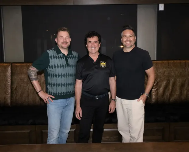 (L-R): Henley Halem, Scott Borchetta and Kevin Spellman.