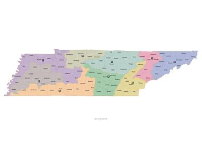Tennessee Republicans' newly proposed congressional map