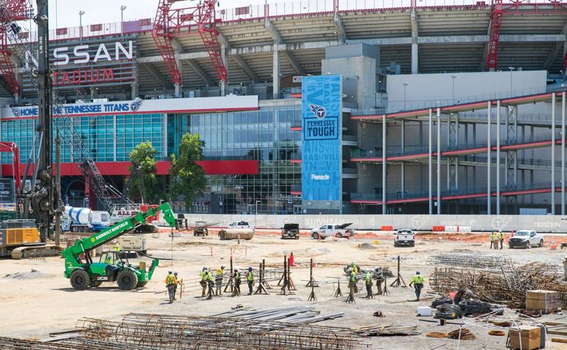 Titans stadium construction 2024