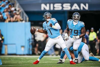 Titans quarterback Cam Ward