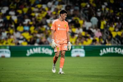Nashville SC goalie Brian Schwake