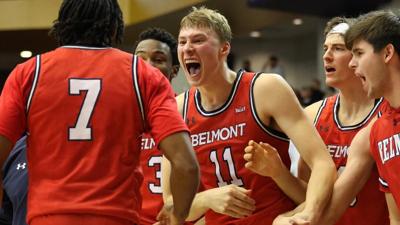 Former Belmont forward Drew Scharnowski (No. 11)