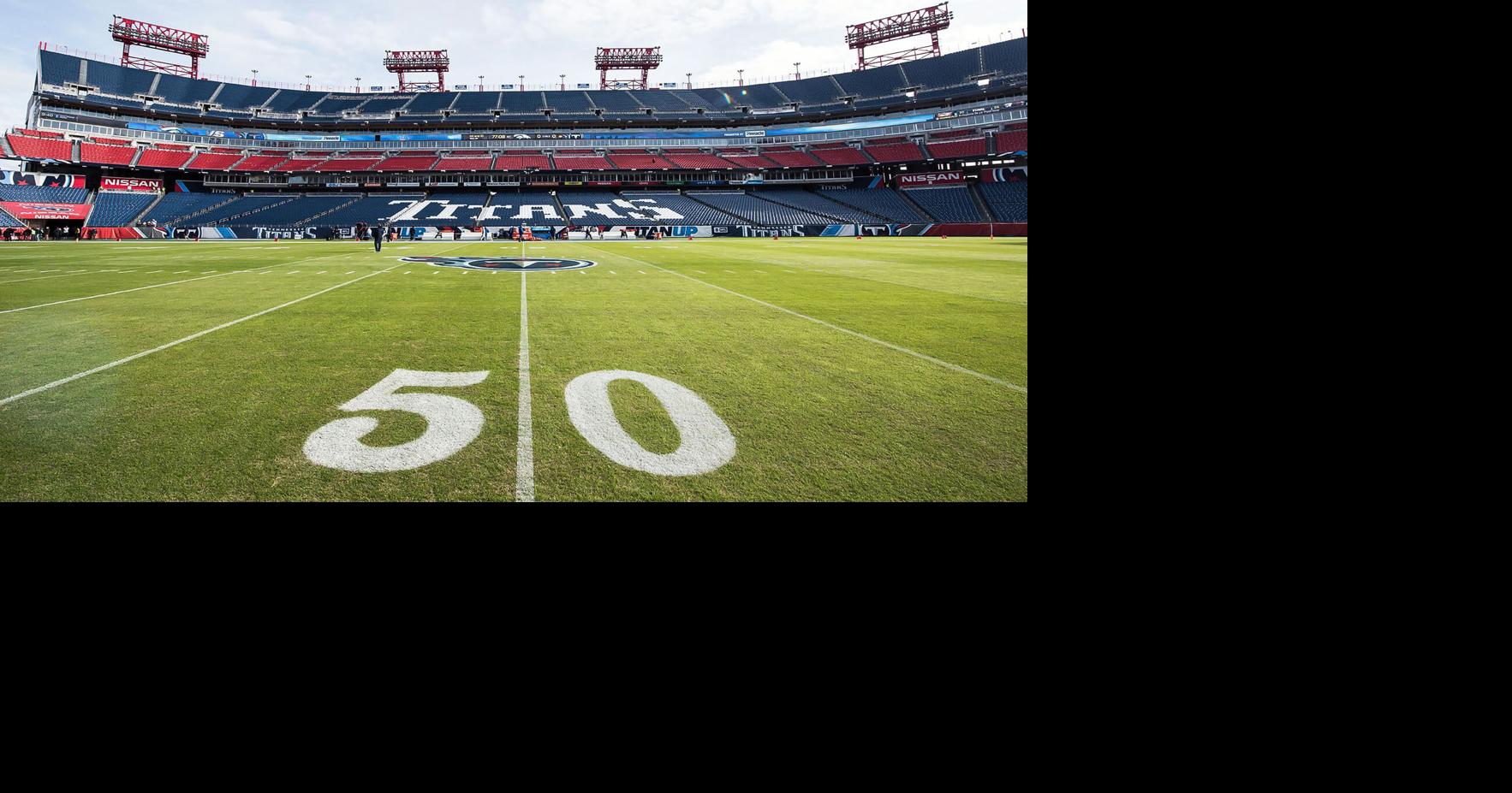 My buddy sent me a picture of the turf installed at Nissan Stadium