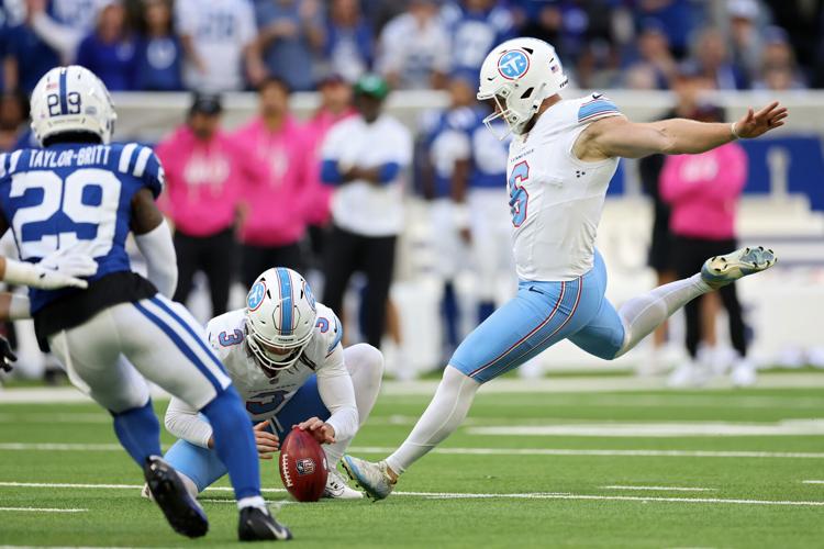 Joe Slye Tennessee Titans v Indianapolis Colts